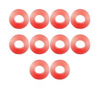 FILFEEL Double Sided Nail Tape for Nail Art Display - 10 Rolls Transparent Heat Proof Adhesive Tape for Acrylic Nails, Gel Extensions & Salon Presentation - 11mm Clear Film Width, 1m per