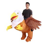 FILFEEL Eagle Inflatable Costume for Adults - Fast 60-Second Blow Up Suit with Built-in Fan, Lightweight Polyester Animal Costume for Parties, Festivals, Cosplay & Themed Events - One Siz