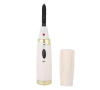 FILFEEL Electric Eyelash Curler, Heated Eyelash Curler with Silicone Conducting and LED Indicator, for Long Lasting Curled Eyelashes At Work Travel Date (White)