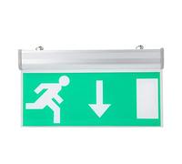 FILFEEL Emergency Exit Light Panel Emergency Exit LED Safety Sign Emergency Exit Light Sign Safety Escape Light 110-220V (Acrylic)