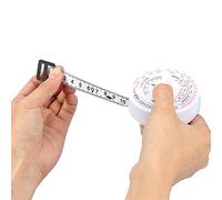 FILFEEL Fat Tape Measure, Body Fat Caliper Set Tester Calipers Body Mass Index Round Fat Measurement Retractable Fitness Measuring Tape for Body