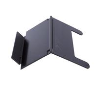 FILFEEL Foldable Mahjong Card Holder 3D Printed Space Saving Slide Under Mat Stand for American Mahjong with 30 Degree Tilt Design Fits Standard Cards and Tables (Black)