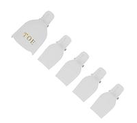 FILFEEL Gel Polish Remover Clips Flexible Easy Operation Pack of 5 Nail Art Tool Home Salon Toenail Soak Off Cap (Transparent)