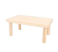 FILFEEL Hamster Play Wooden Platform - Wood Small Animal Climbing & Resting Stand for Hamsters, Gerbils, & Guinea Pigs - Safe Rounded Edges, Compatible Modular Design, Platform + 4 Stan