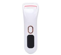 FILFEEL Heated Eyelash Curler, 3 Temperature Settings Fast Heat Up USB Charging Electric Lash Curler with Digital Display and Auto Shut Off for Beginners (White)