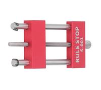 FILFEEL High Accuracy Woodworking Rule Stopper Ruler Stop Block for Cutting and Crafting Tools