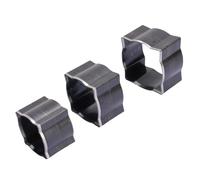 FILFEEL High Carbon Steel Die Punch Cutter Set - 3-Piece Leather Hollow Punching Tool for Belt Making, Watch Strap Crafting & DIY Leatherwork - 12mm/14mm/16mm Hole Punch Dies