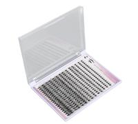FILFEEL Individual Volume Lash Extensions Set - 280pcs D 8-16mm Cluster Lashes for DIY Beauty At Home or Travel