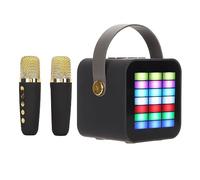 FILFEEL Karaoke Machine with BT 5.3, Effects, and Dual Microphones for Parties