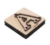 FILFEEL Leather Cutting Die Letter A Shape Hand Punching Cutter with