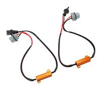 FILFEEL LED Resistor Accurate Efficient Decoding LED Load Resistors Adapter Portable Anti Easy to Use LED Load Resistors 2Pcs 7440 12V 5A 50W 6000K 100% LED Light Decoding ABS Aluminum