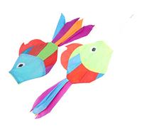 FILFEEL Lifelike Cute Fish Windsock for Outdoor Fun - Hanging Kite Accessory with Vibrant Design
