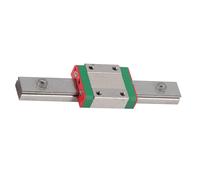 FILFEEL LML12B Miniature Linear Rail Guide, 12mm Width Slide Block with Ball Retainer and Lubrication System, for Automatic Equipment and Measuring Machines (100mm)