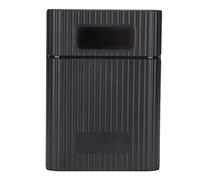 FILFEEL M09 4x18650 DIY Power Bank with Input LED Display Lightweight Portable Battery Storage Box for Mobile Phones (Black)