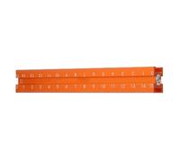 FILFEEL Magnet 4 Sided Scale Scribing Ruler - Aluminum Alloy Multi Purpose Leveling & Marking Tool with Strong Base for Woodworking, Tiling, Carpentry and Construction - 24 Inch
