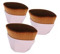 FILFEEL Makeup Liquid Foundation Brushes Cosmetic Flat Blush Brushes Delicate Soft Tool Three-dimensional Base Makeup Gift Box Set (Pink)