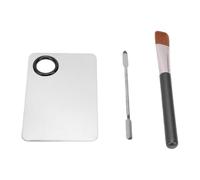 FILFEEL Makeup Mixing Palette Set with Thumb Hole, Stainless Steel Scraper for Foundation, Lipstick, Eyeshadow