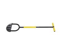 FILFEEL Manual Lawn Edger Cordless with T Grip Half Moon Serrated Step