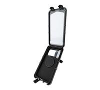 FILFEEL Motorcycle Phone Holder with Fingerprint Recognition and 360 Degree Adjustment for Phones Below 7 Inches