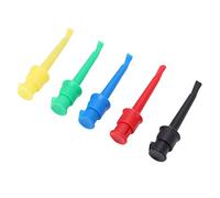 FILFEEL Multimeter Test Probe Welded Hook ABS Plated Brass 5 Colors for Electronic Circuit Testing