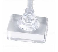 FILFEEL Non Magnet Nail Stand, 10 Grid Double Row Acrylic Nail Practice Holder, with Handheld Portable Design for Home Salon DIY Art Beginners Professionals (Double Row 10 Grid)