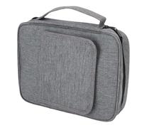 FILFEEL Oxford Cloth Scripture Case with Built-in Book Stand, Multi-Pocket Design for Pens Notebooks & Tablets, Carrying Holder for Bibles and Study Materials, 11.0 X 8.3 X 2.4 Inches