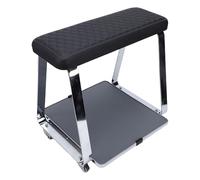 FILFEEL Pedicure Stool Pedicure Trolley Manicure Foot Rest with Built-in Tray Rolling Casters Swivel Wheels for Salon Spa Home Bathroom