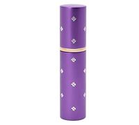 FILFEEL Perfume Atomiser Bottle, 10ml Aluminium Refillable Perfume Bottle Portable Empty Pump Lotion Perfume Atomizer (Purple)