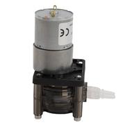 FILFEEL Peristaltic Pump - Low Flowrate Liquid Dosing Pump 200ml/min for Aquarium, Analytical, Industrial Filling, DC Brushed Motor, Stainless Steel & ABS Housing, 3.2x6.4mm Tubing (24V)