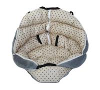 FILFEEL Pet Car for Small Dogs and Cats - Universal Elevated Car Travel Bed with Non-Slip Base, Season PP Cotton Cushion, Foldable Portable Design, Fits Pets Up to 16.5 Lb (60 X 50 X 50