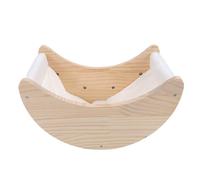 FILFEEL Pine Wood Cat Window Bed with -Duty Suction Cups - Window Mounted Cat Perch Hammock for Observation & Rest - Removable Washable Liner - Supports Up to 22 Lbs