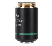FILFEEL Plan Microscope Objective Lens 20.2mm RMS Thread for Biological Microscope - Fully Coated Optical Glass, Flat-Field High-Resolution Imaging, Aluminum Alloy Housing (20X)