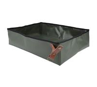 FILFEEL Portable Cat Travel Litter Box - Foldable Collapsible Litter Carrier for Cats, Kittens & Small Pets - Compact Lightweight Design for Hotels, Camping, RVs, Airplanes & Outdoor Adve (OD Green