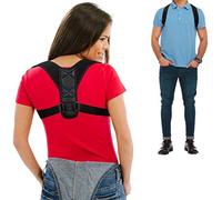 FILFEEL Posture Corrector for Men and Women Comfortable Upper Back Brace Clavicle Support Device for Thoracic Kyphosis and Shoulder Neck Pain Relief, FDA APPROVED(Black)