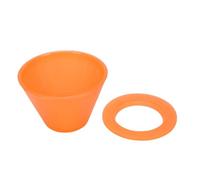 FILFEEL Pour Over Coffee Dripper - Sturdy Reusable PP Cone Cup for 155mm Cake Cup, Includes Stable Base, Grade Flavor Extraction, Dishwasher-Safe Kitchen Essential