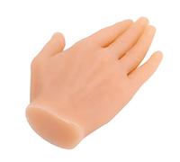FILFEEL Practice Hand, Silicone Fake Hand for Artists Beginners with Lifelike Texture, Highly Simulation for Practice and Display, 20cm Left Right (Right)
