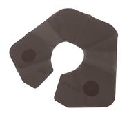 FILFEEL Premium Silicone Hair Cutting Collar with Magnetic Closure and Weighted Front for Salon and Home Use - Red (Grey)