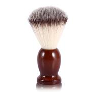 FILFEEL Professional Beard Shaving Brush, Nylon Hair Wood Handle for Quick Drying Rich Lather, with Waist Design for Barber Salon Home Use