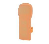 FILFEEL Protective Case Upper Cover for Osmo Pocket 3 - Lens & Screen with Magnetic Slot, Reinforced Silicone Strap, Hand Strap and Hanging Lanyard (Orange)