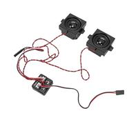 FILFEEL RC Car Engine Sound Module - Variable Frequency Engine Sound Simulator for Remote Control Construction Vehicles, Trucks & Excavators - 5W Dual Speaker, 4-6V DC, Plug-and-Play Inst
