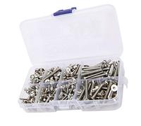 FILFEEL RC Car Stainless Steel Screws Box Set with Various Lengths for Maxx /10 Remote Control Vehicle Accessories