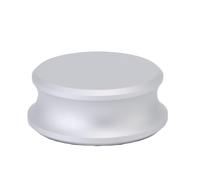 FILFEEL Record Weight Stabilizer for Turntables - Aluminum Alloy Record Clamp with Silicone Buffer for Enhanced Sound Clarity, Vibration Damping & Warp Flattening - Compatible with, (Silver)