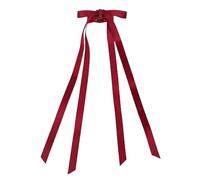 FILFEEL Red Bow Hair, Strong Fixation Seamless Closure Hair Accessory for Women, with Vibrant Red Hue for Everyday Wear