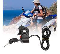 FILFEEL Red Screen Electric Scooter Throttle Grip with Universal Battery Detection and Real-Time Voltage Display - Accessory for 12V to 99V