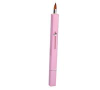 FILFEEL Retractable Lipstick Brush Dual Head Makeup Brush with Cover for Lip Liner Concealer Pink
