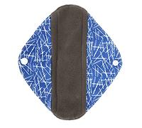 FILFEEL Reusable Bamboo Charcoal Menstrual Pads Washable Proof with Fabric Super Soft 3 Sizes for Women Period Comfort (L)