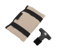 FILFEEL Road Bike Saddle Bag - Ultra-Light Polyester Compact Tail Storage Bag with 3 Compartments, Side Zip Pocket & Mesh Dividers, Universal Dual-Rail Fit for Road/Gravel Bikes, Touch FA (Desert)