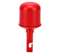 FILFEEL Rolling Ball Cane Tip, Red Rotating Hook Type Replacement for Blind Canes, with Enhanced Safety and Smooth Glide on Uneven Surfaces, Universal Fit for Most Standard Canes