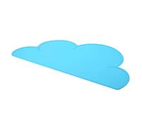 FILFEEL Shape Silicone Pet Feeding Mat Bowl Cushion for Dogs and Cats |, & Easy to (Blue)