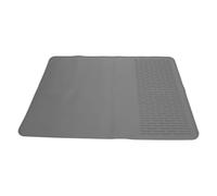 FILFEEL Silicone Coffee Mat for Coffee Stations - Heat Pad for Countertop Machine and Cleanup Gray